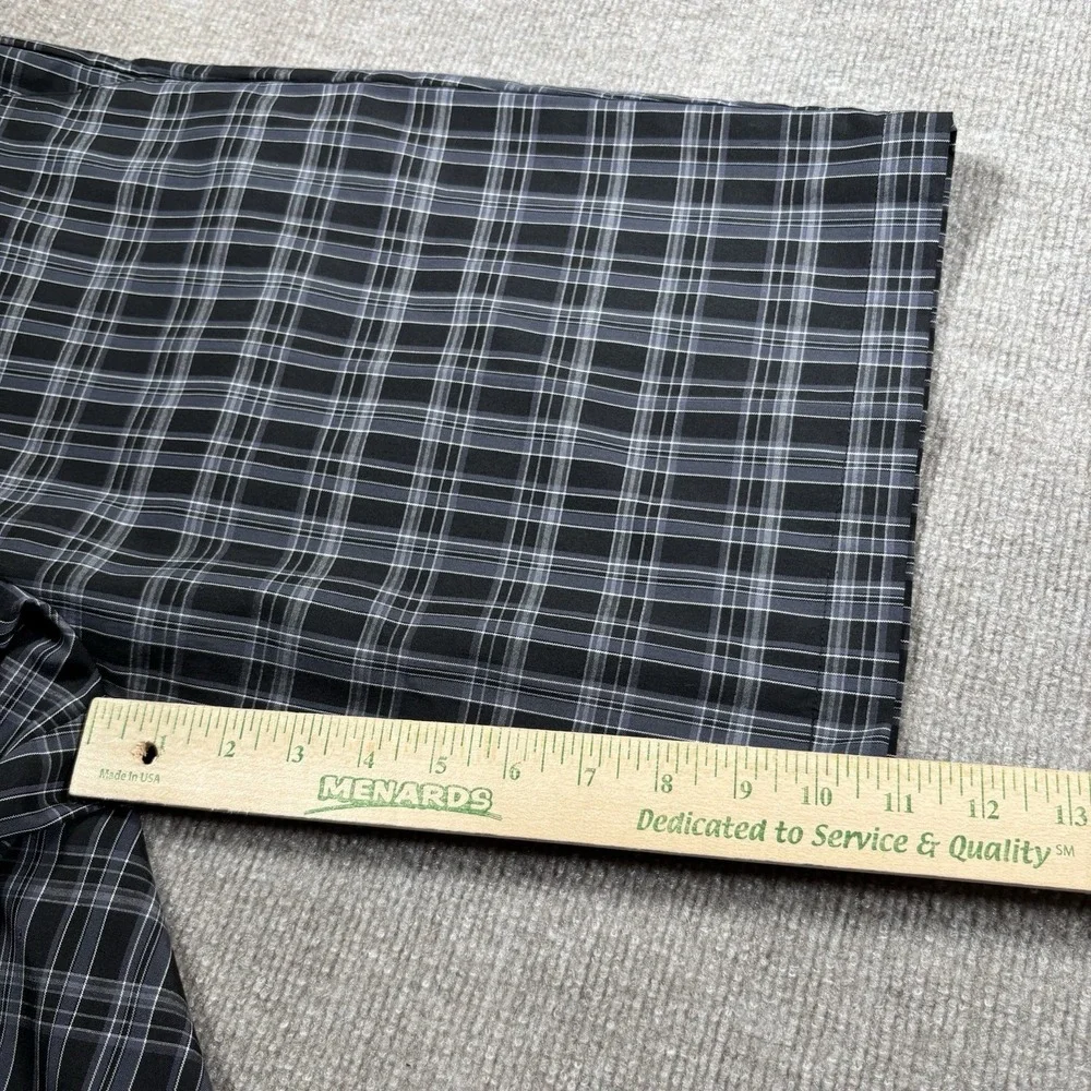 Adidas Shorts Mens Size 30 Black Plaid Performance Golf‎ Chino Embroidered Logo